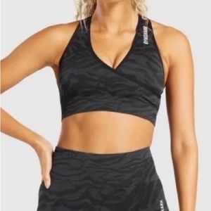 Gymshark Set Adapt Animal Zebra Seamless Legging & Bra- Size S
